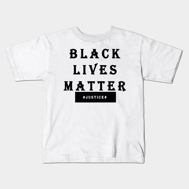 Black Live Matter Kids T-Shirt by Rebelion